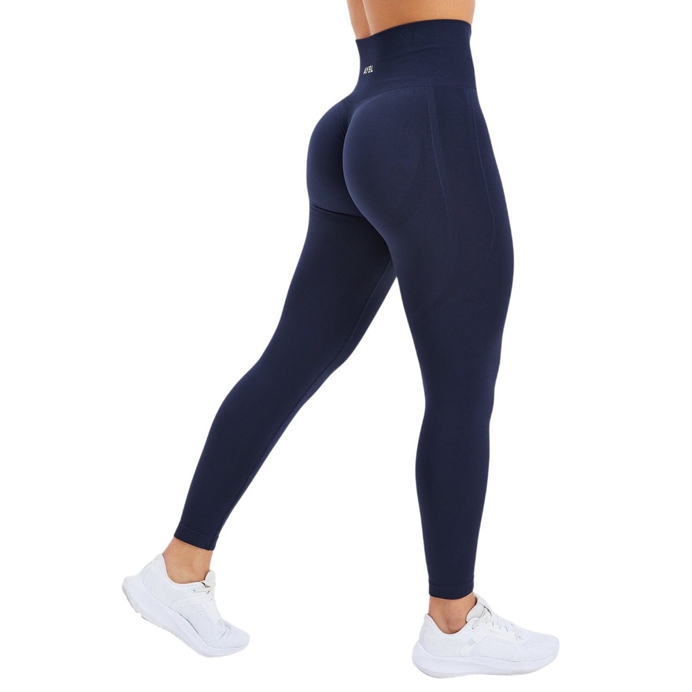 NWT AYBL EMPOWER SEAMLESS LEGGINGS, NAVY, Size Medium